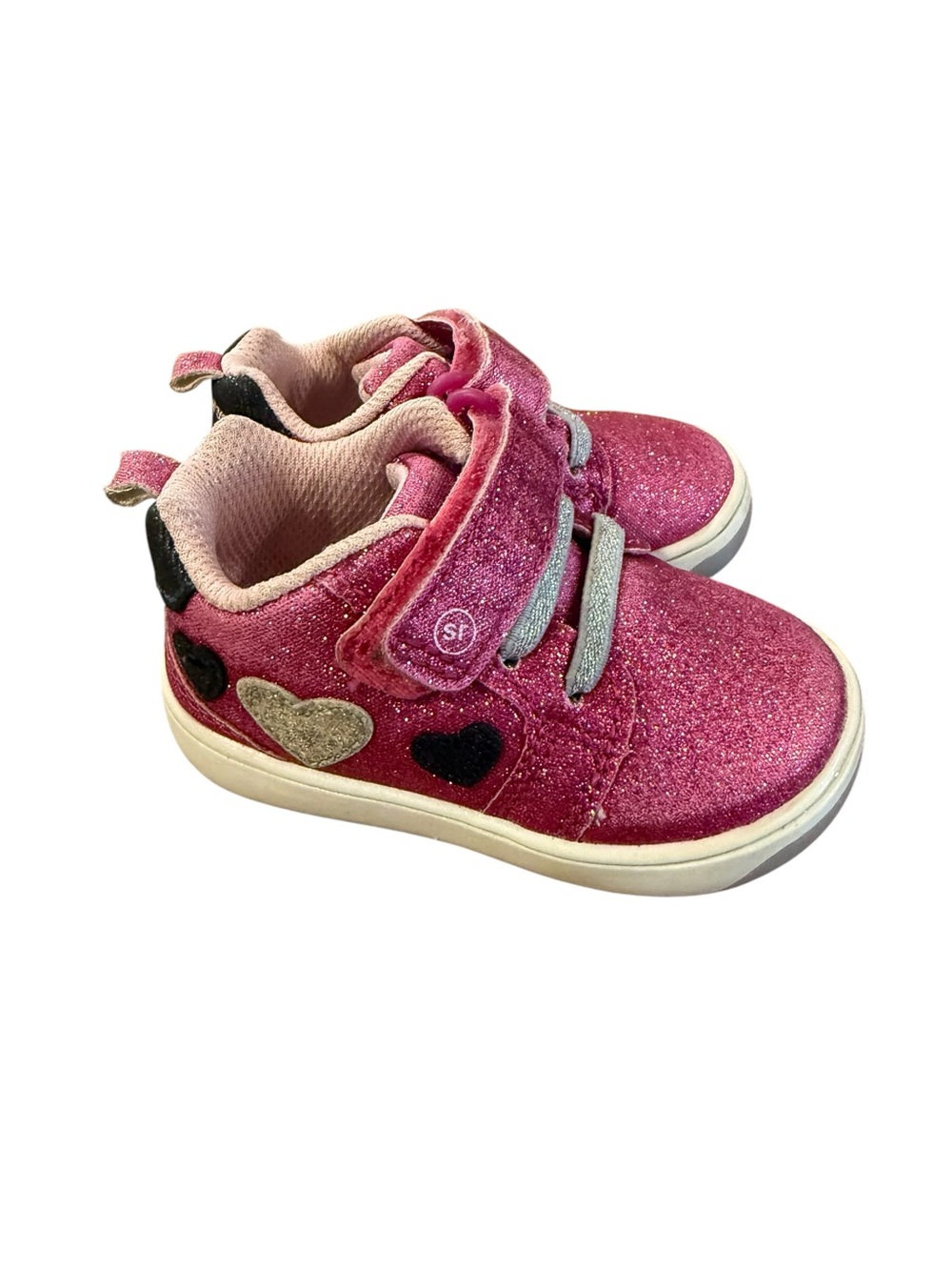 Stride Rite 360 Infant and Toddler Girls Reese First Walker Shoe, Pink Size 4C